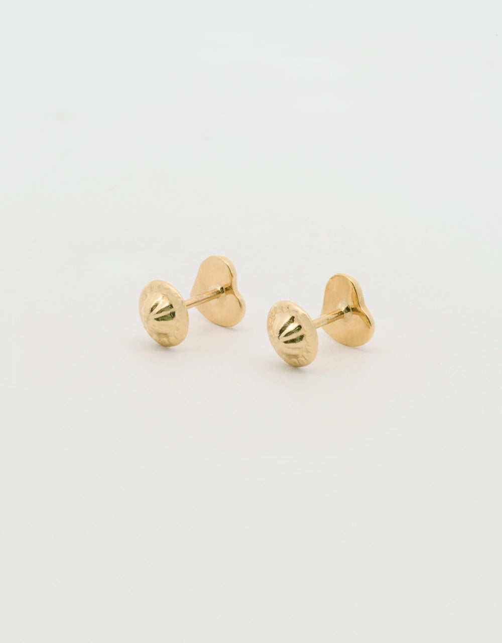Topos corazón en oro amarillo de 18k