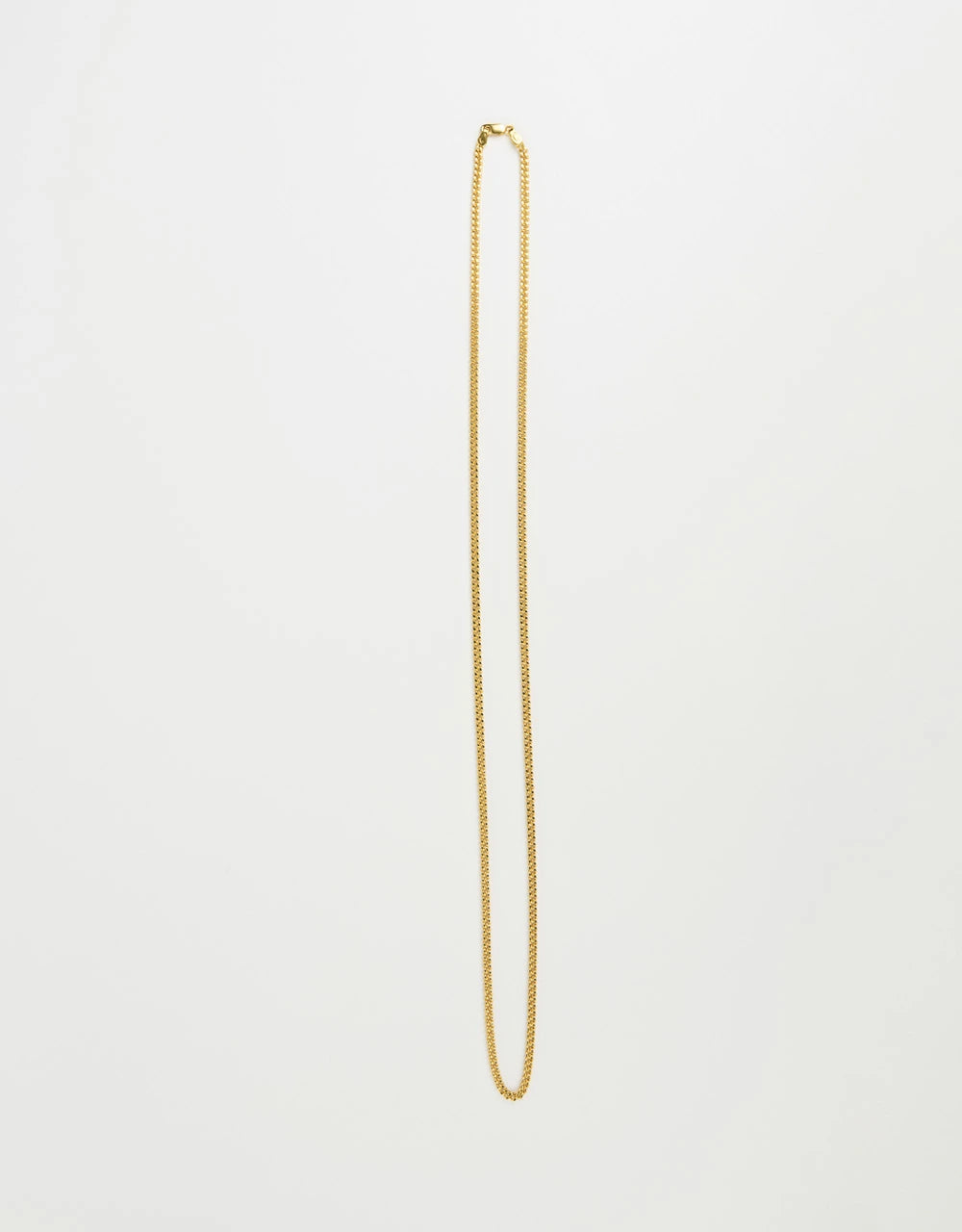 Cadena delgada de 60 cm en oro amarillo de 18k