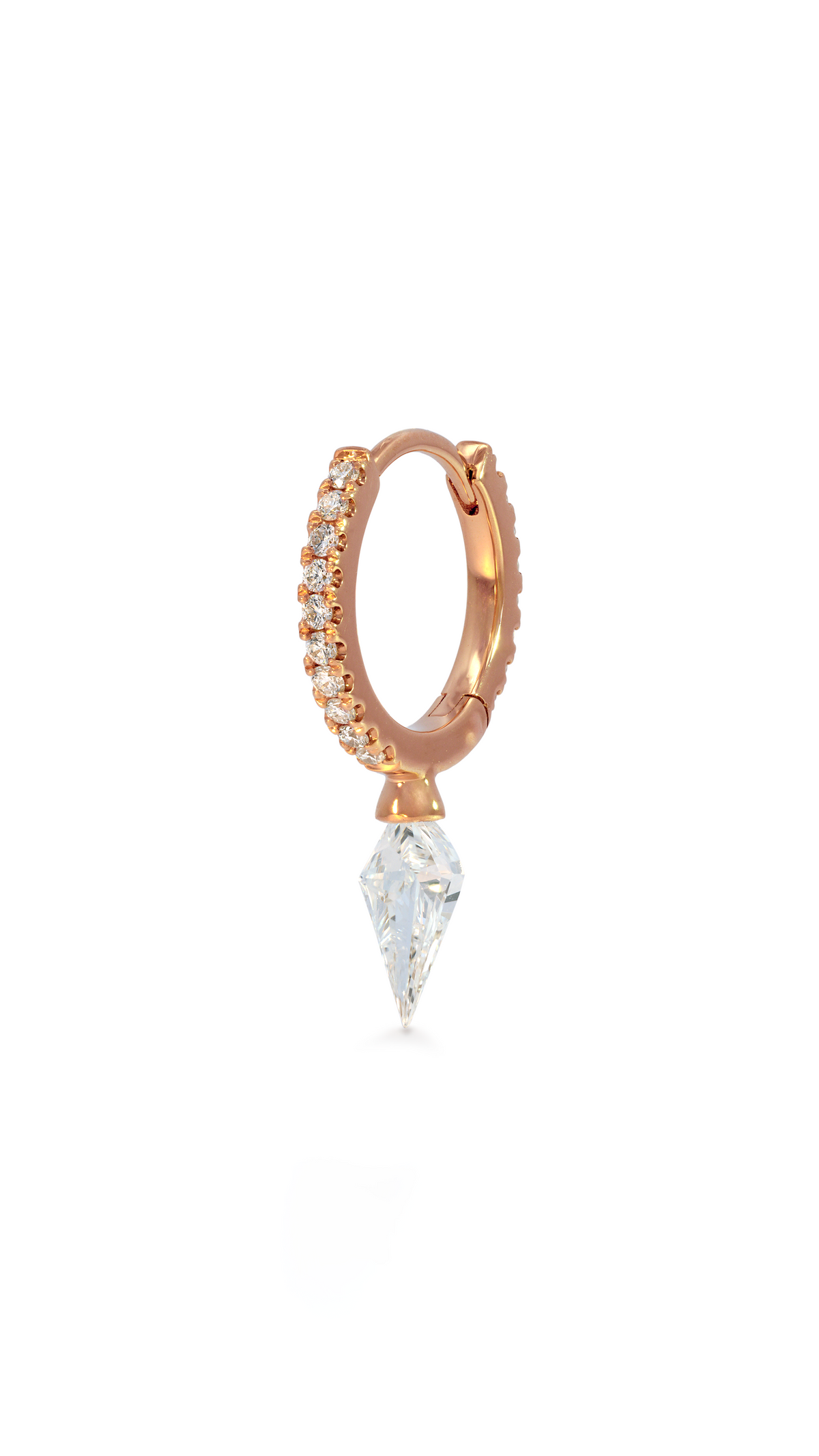 Candonga Diamante Cometa en Oro Rosa