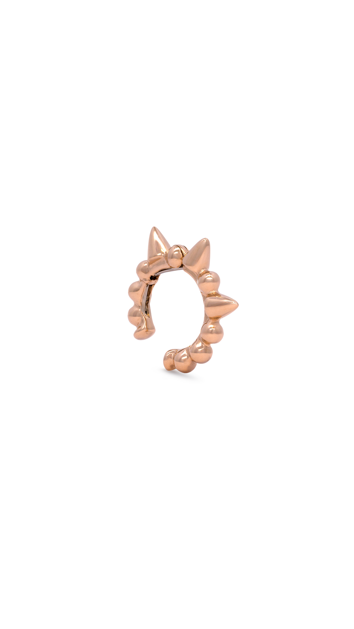 Earcuff de 3 Puntas en Oro Rosa