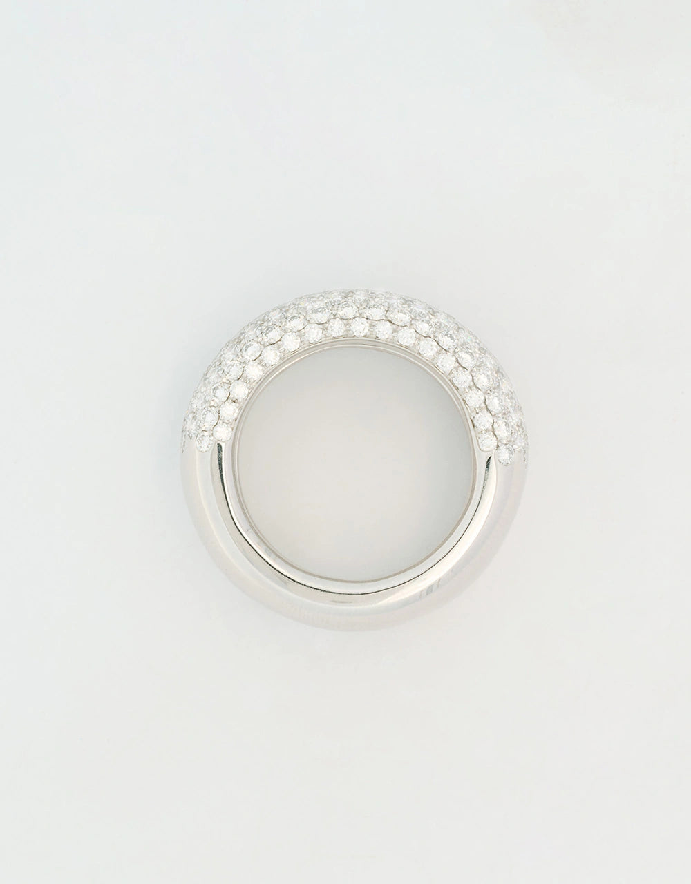 Anillo de diamantes de 3.19 quilates en oro blanco 18k