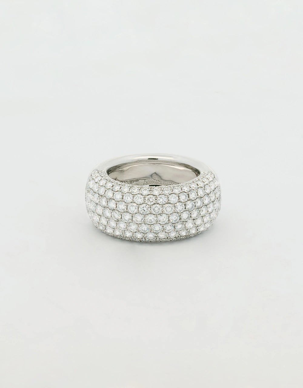 Anillo de diamantes de 3.19 quilates en oro blanco 18k