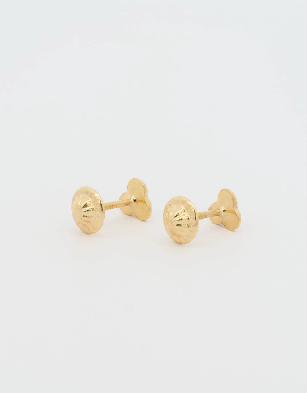 Topos trébol en oro amarillo de 18k