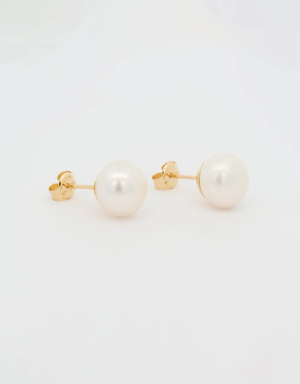 Topos perla chiness en oro amarillo 18k