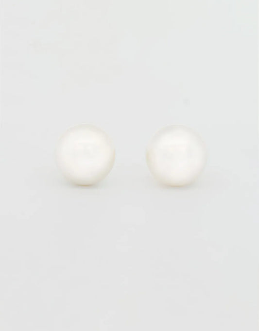 Topos perla chiness en oro amarillo 18k