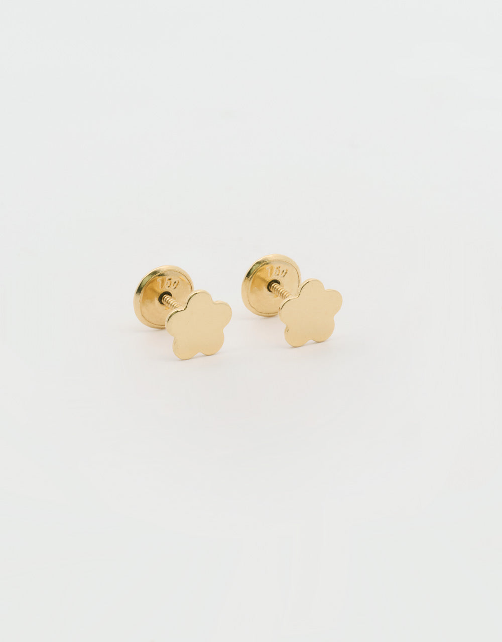 Topos mini estrella en oro amarillo de 18k