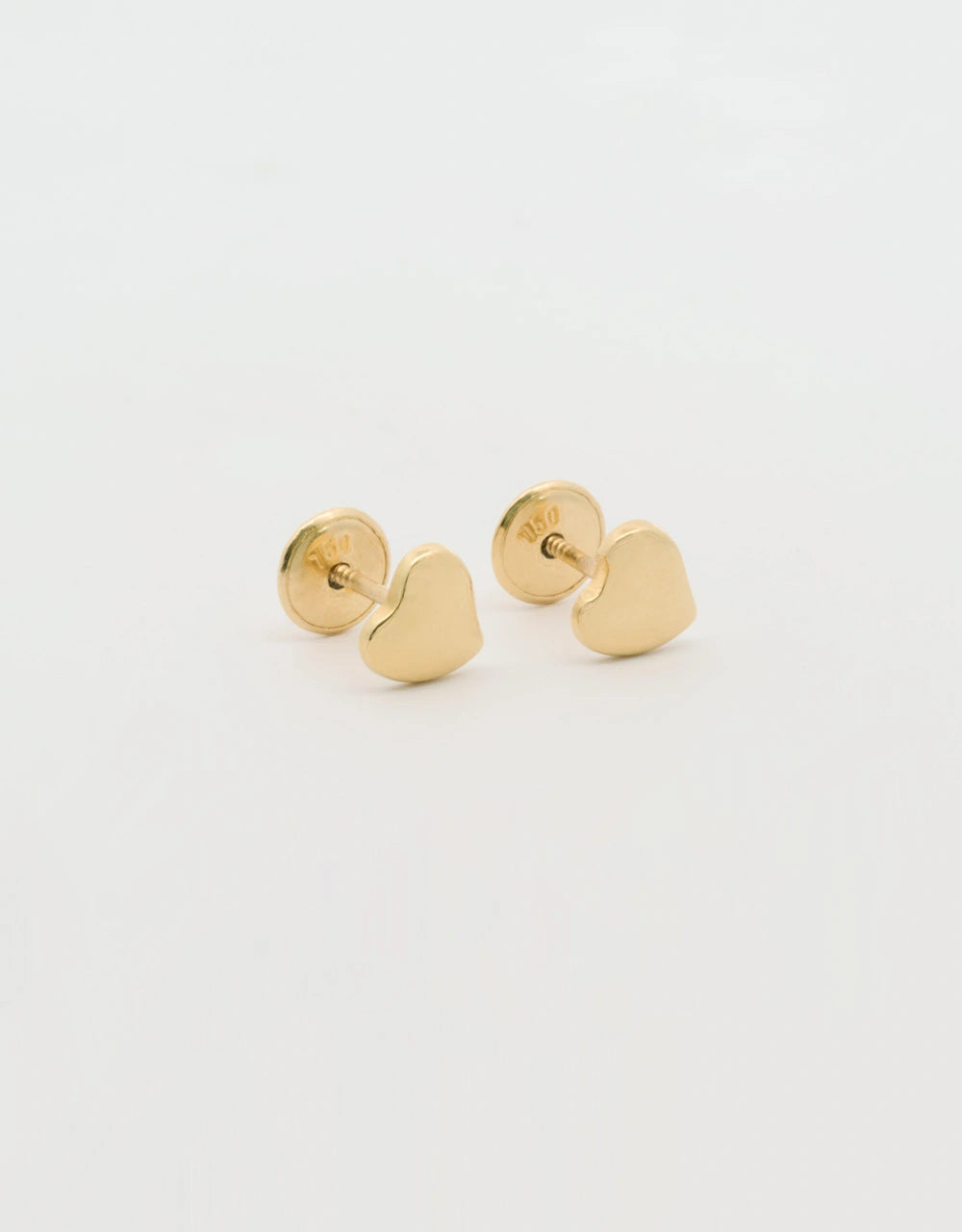 Topos corazón en oro amarillo de 18k