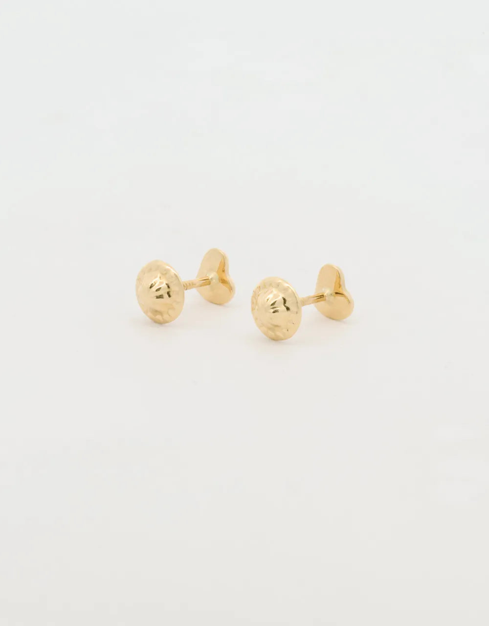 Topos mini corazón en oro amarillo de 18k