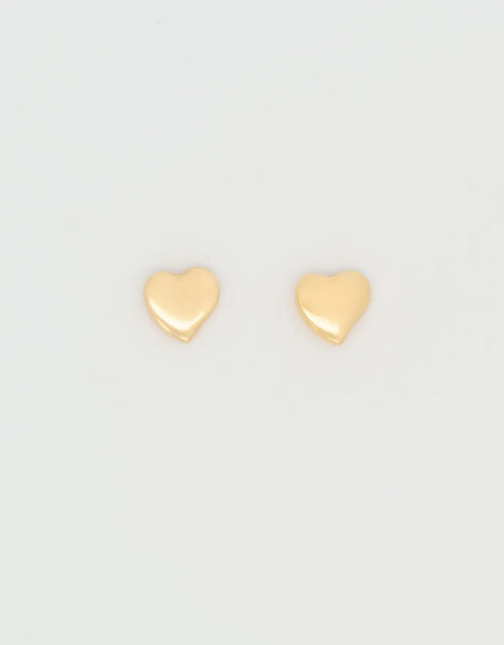 Topos corazón en oro amarillo de 18k