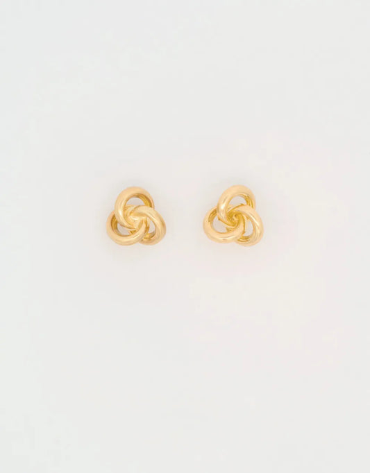 Topos mini nudo en oro amarillo de 18k