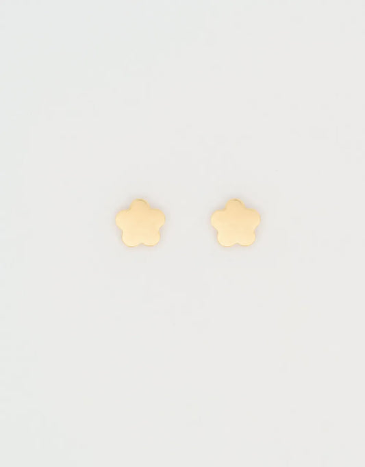 Topos mini estrella en oro amarillo de 18k