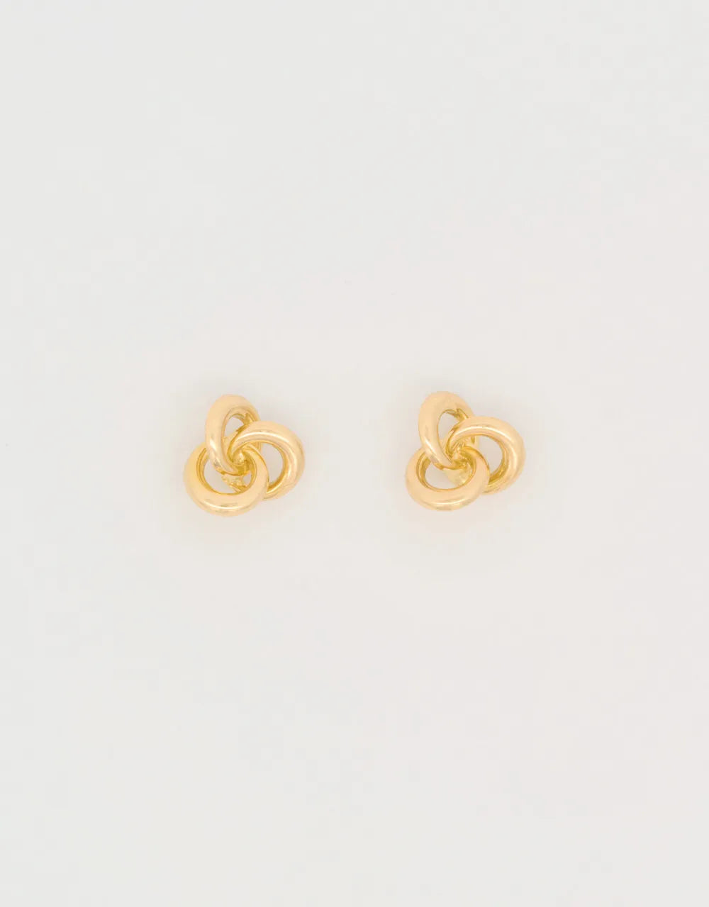 Topos mini moño en oro amarillo de 18k