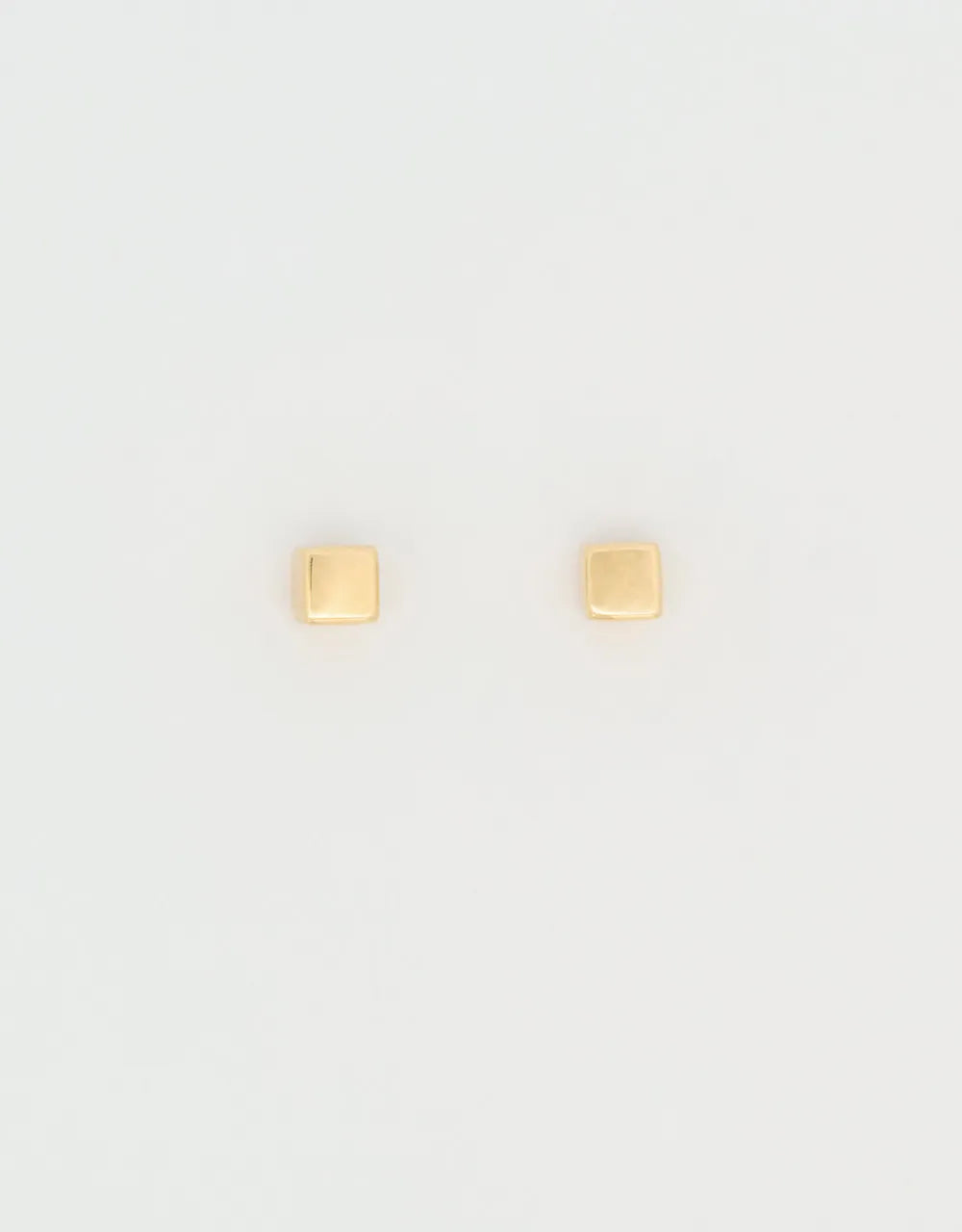 Topos en cubo en oro amarillo de 18k