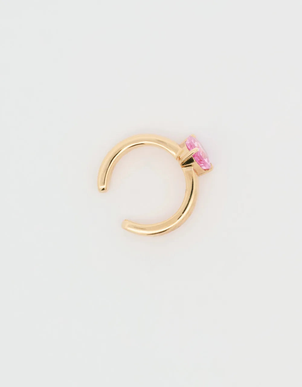 Ear cuff de zafiro en oro rojo 18k