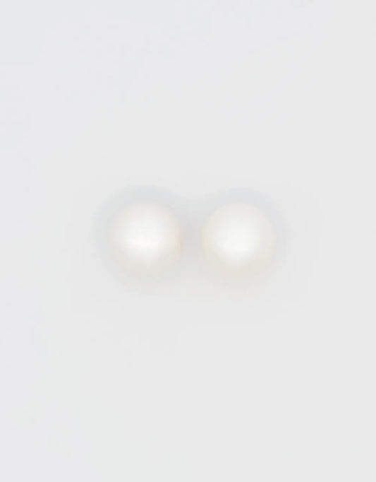 Topos de perla de 10mm en oro amarillo 18k