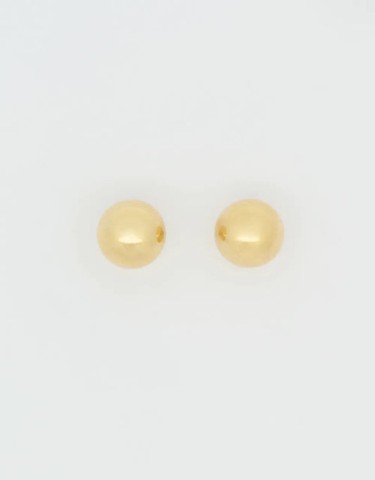 Topos de bolita de 7mm en oro amarillo 18k