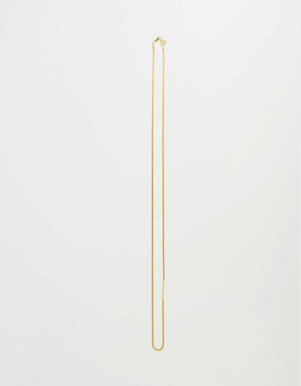 Cadena delgada de 60 cm en oro amarillo de 18k