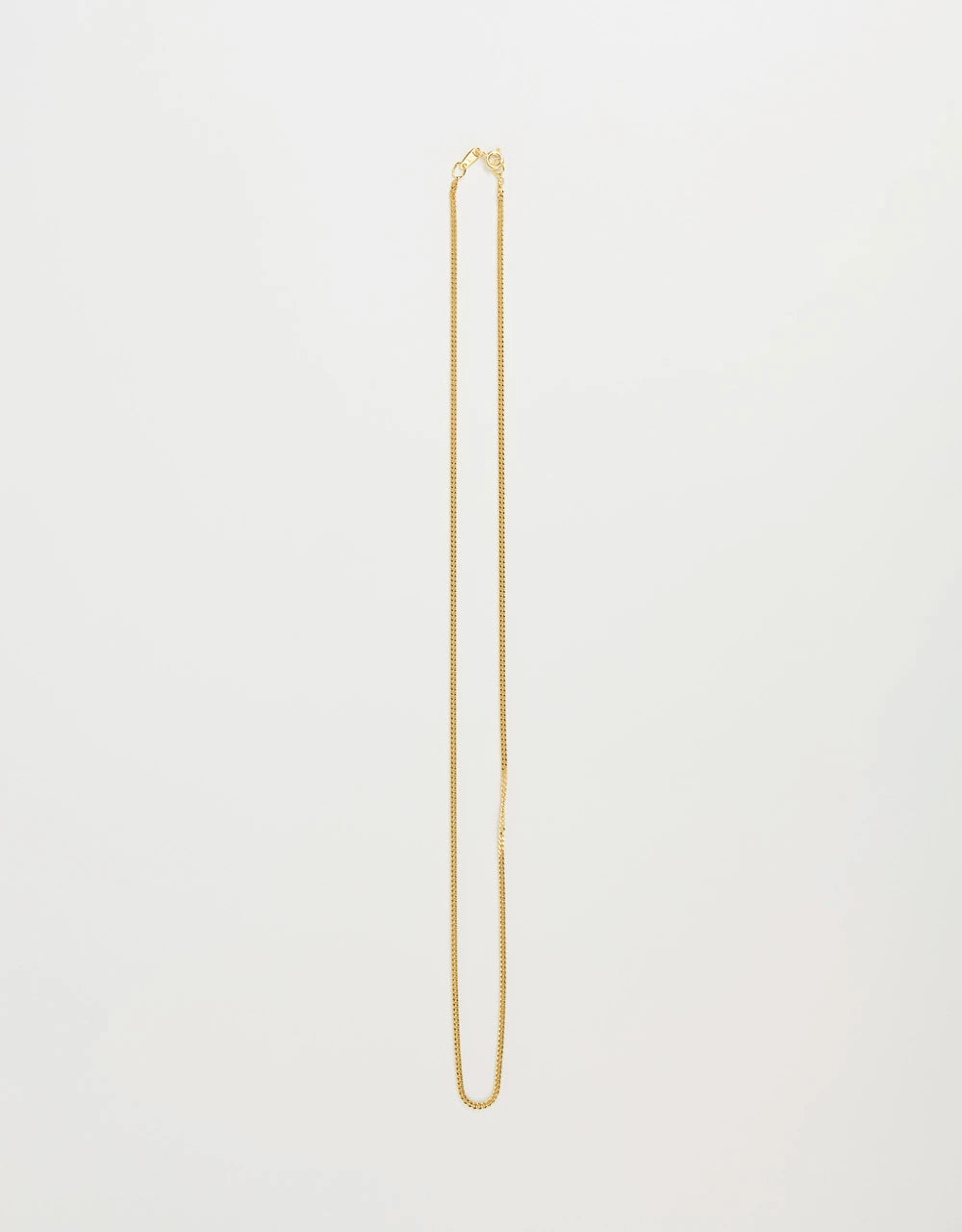 Cadena delgada de 50 cm en oro amarillo de 18k