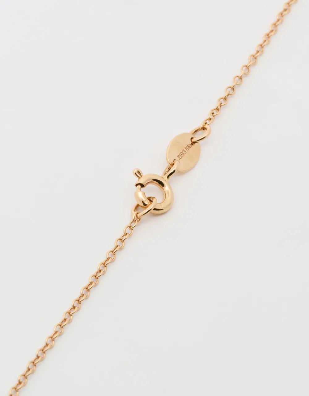 Gargantilla de trébol en oro rojo de 18k