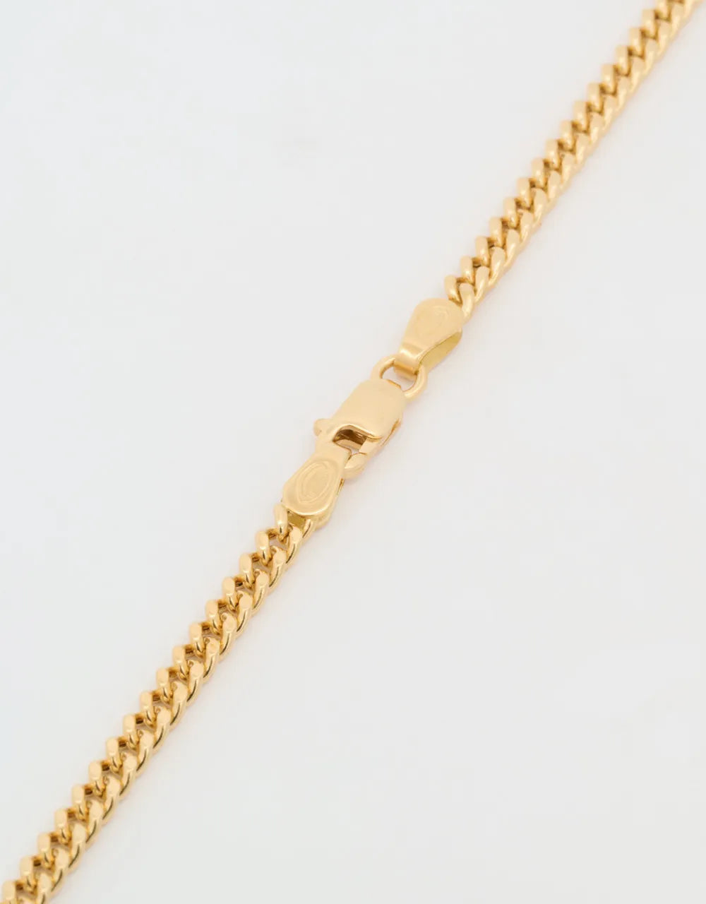 Cadena delgada de 60 cm en oro amarillo de 18k