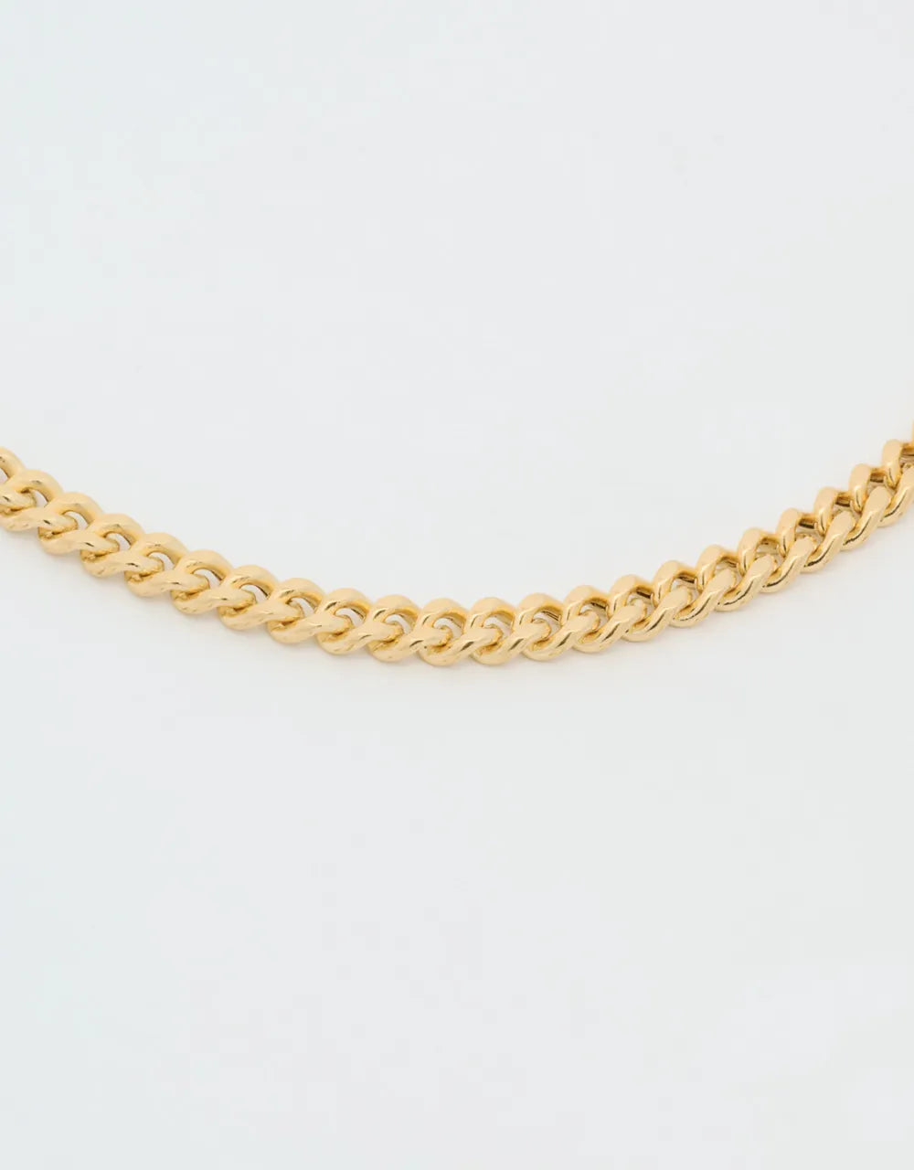 Cadena delgada de 60 cm en oro amarillo de 18k