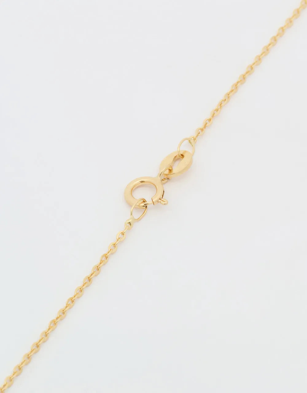 Cadena delgada de 42cm en oro amarillo de 18k