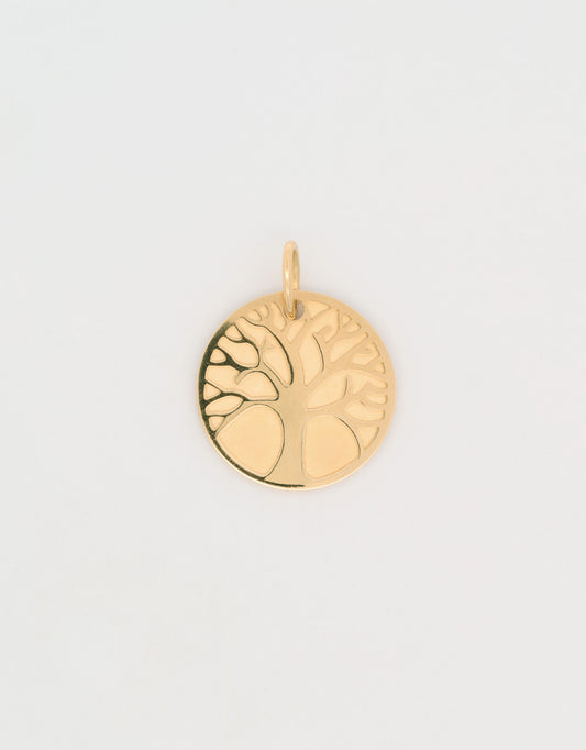 Dije árbol de la vida en oro amarillo 18k