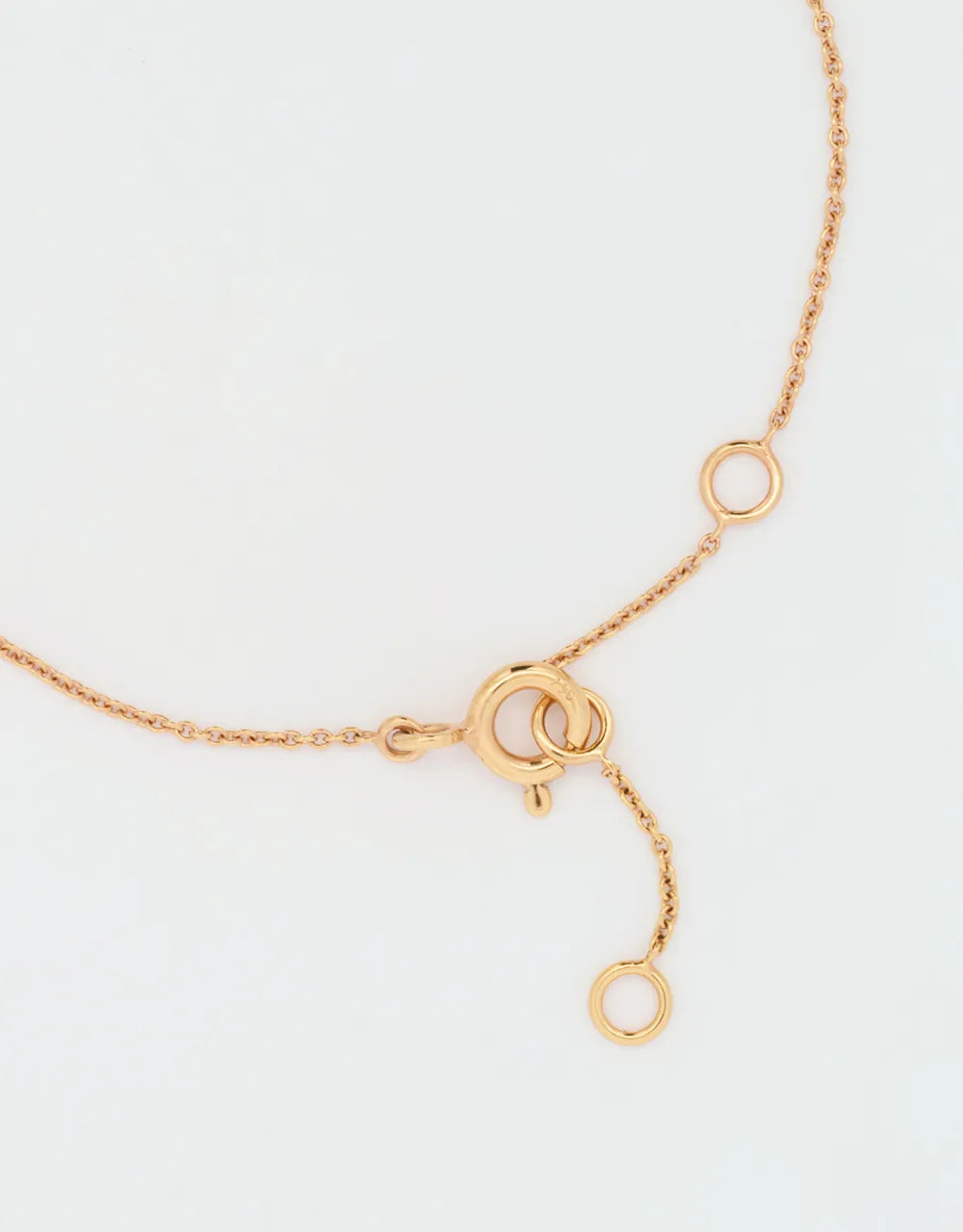 Pulsera flor de diamantes en oro rojo de 18k