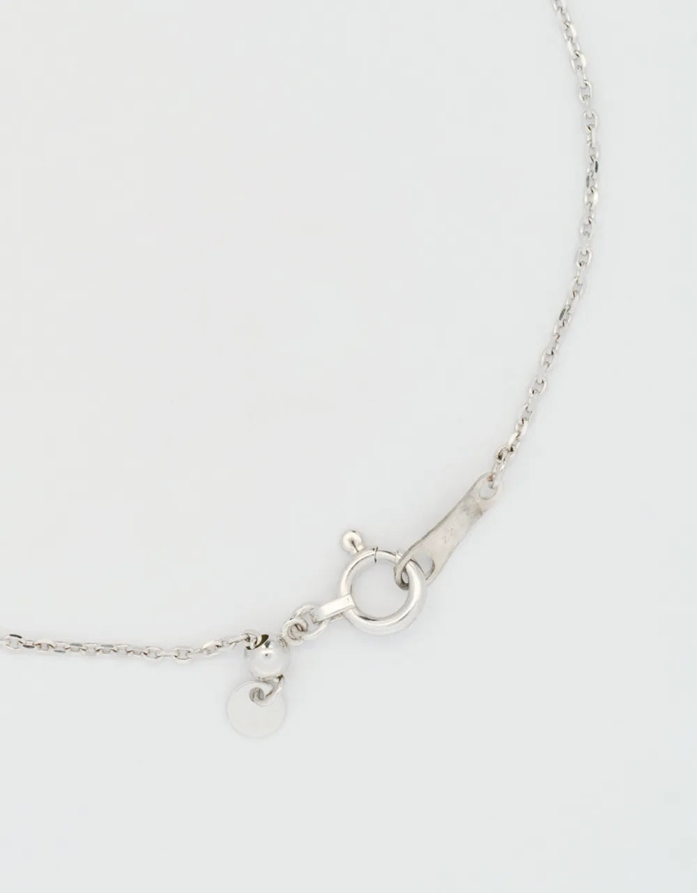 Pulsera corazón de diamante en oro blanco de 18k