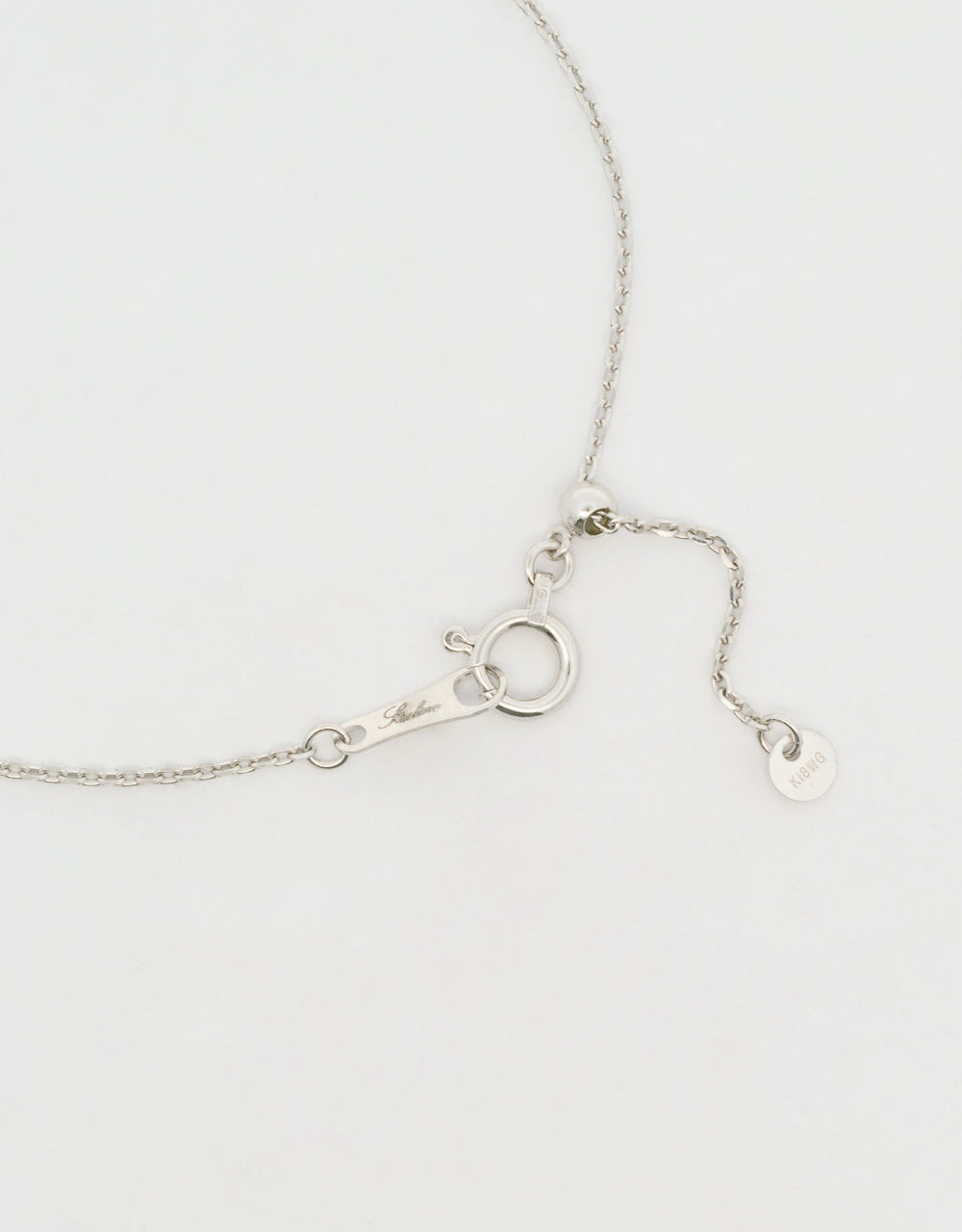 Pulsera corazón de diamante oro blanco de 18k