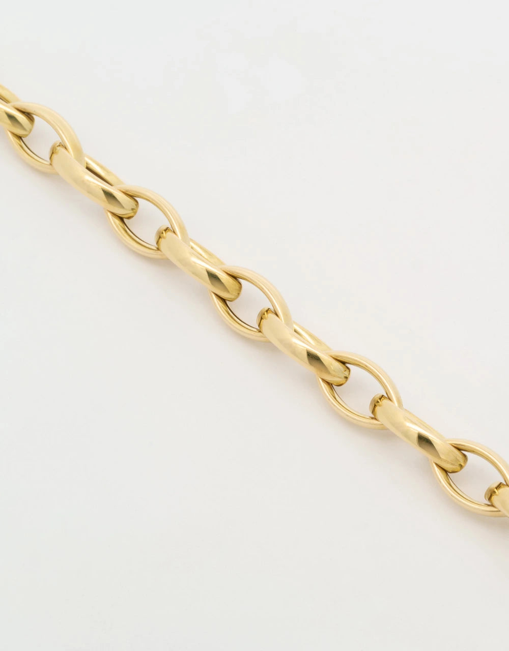 Pulsera de eslabones en oro amarillo de 18k