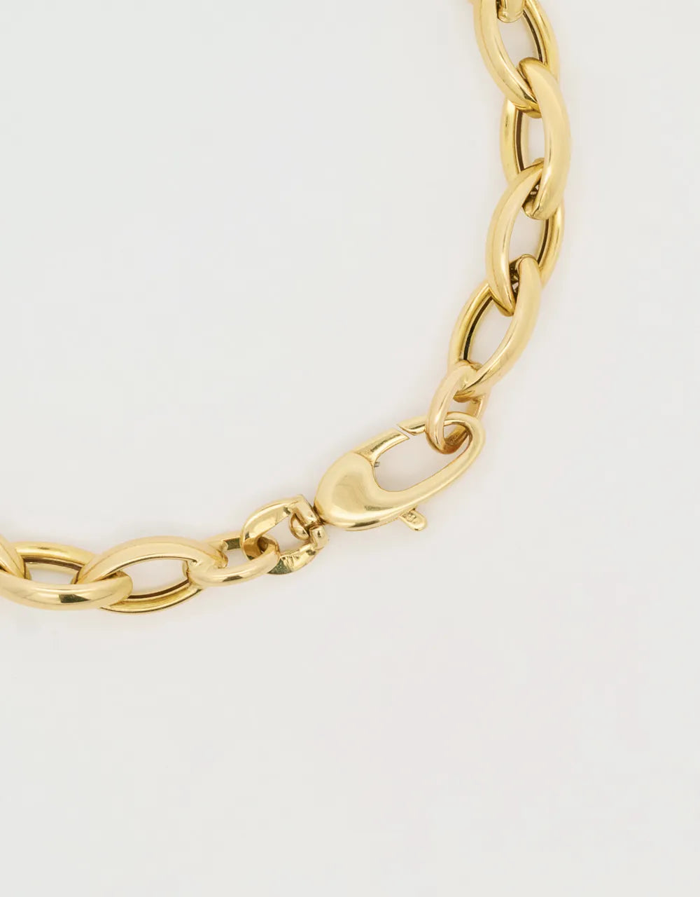 Pulsera de eslabones en oro amarillo de 18k