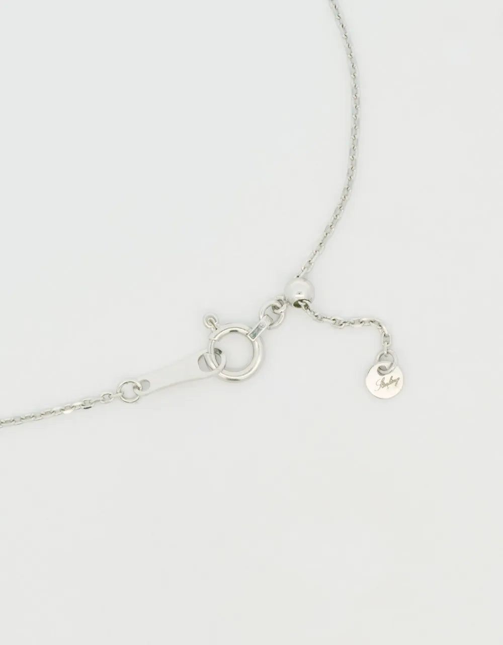 Pulsera barra de diamantes en oro blanco de 18k