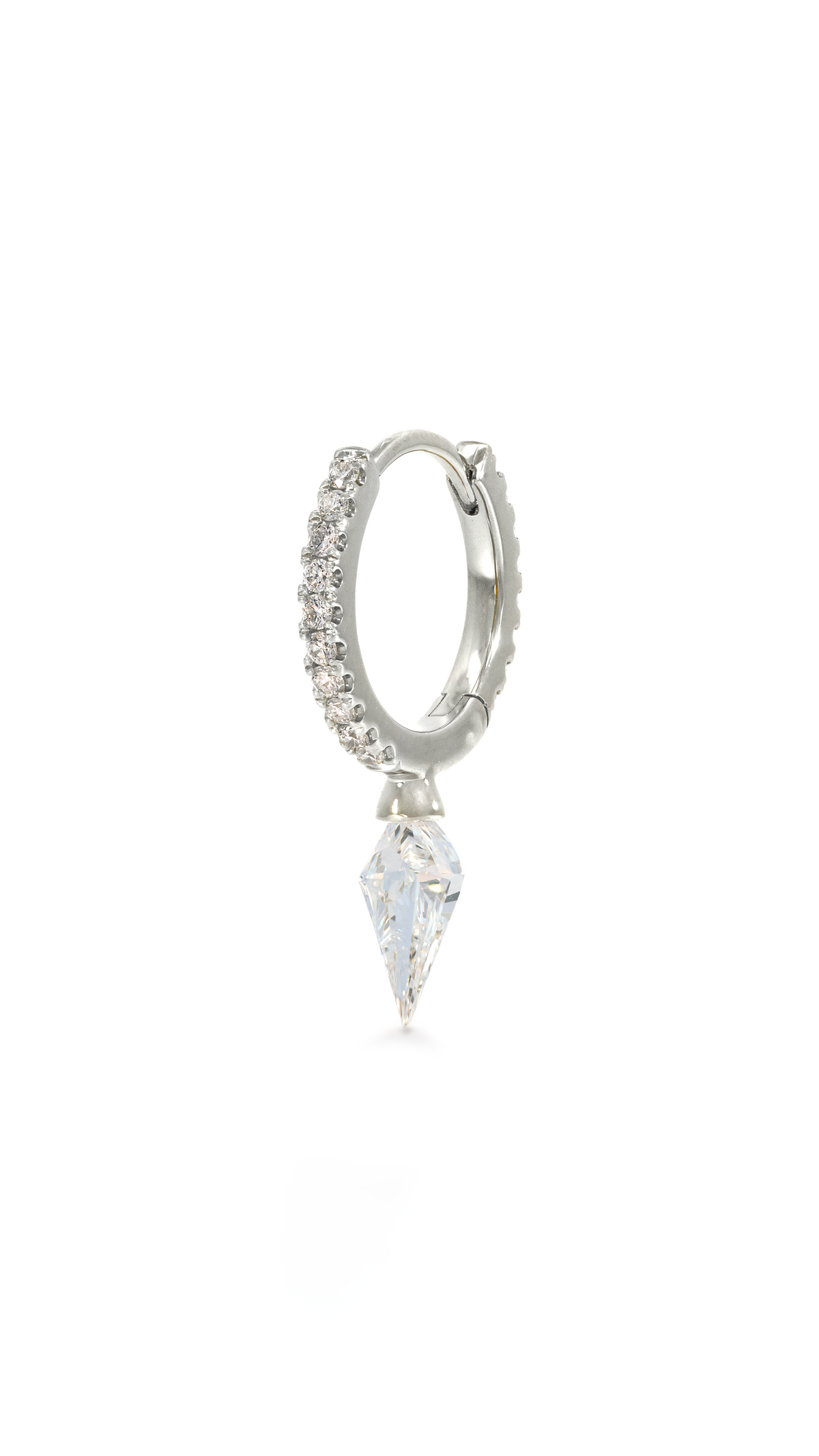 Candonga Diamante Cometa en Oro Blanco