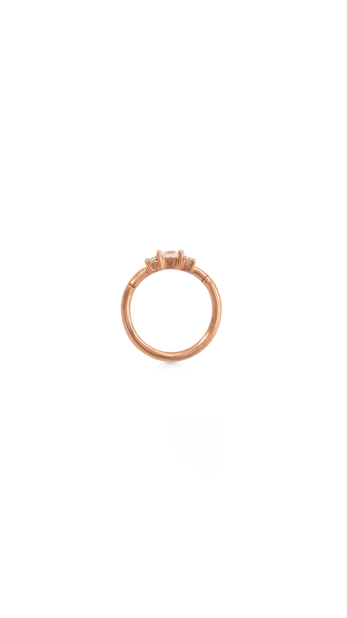 Candonga Mini Diamante Princess en Oro Rosa