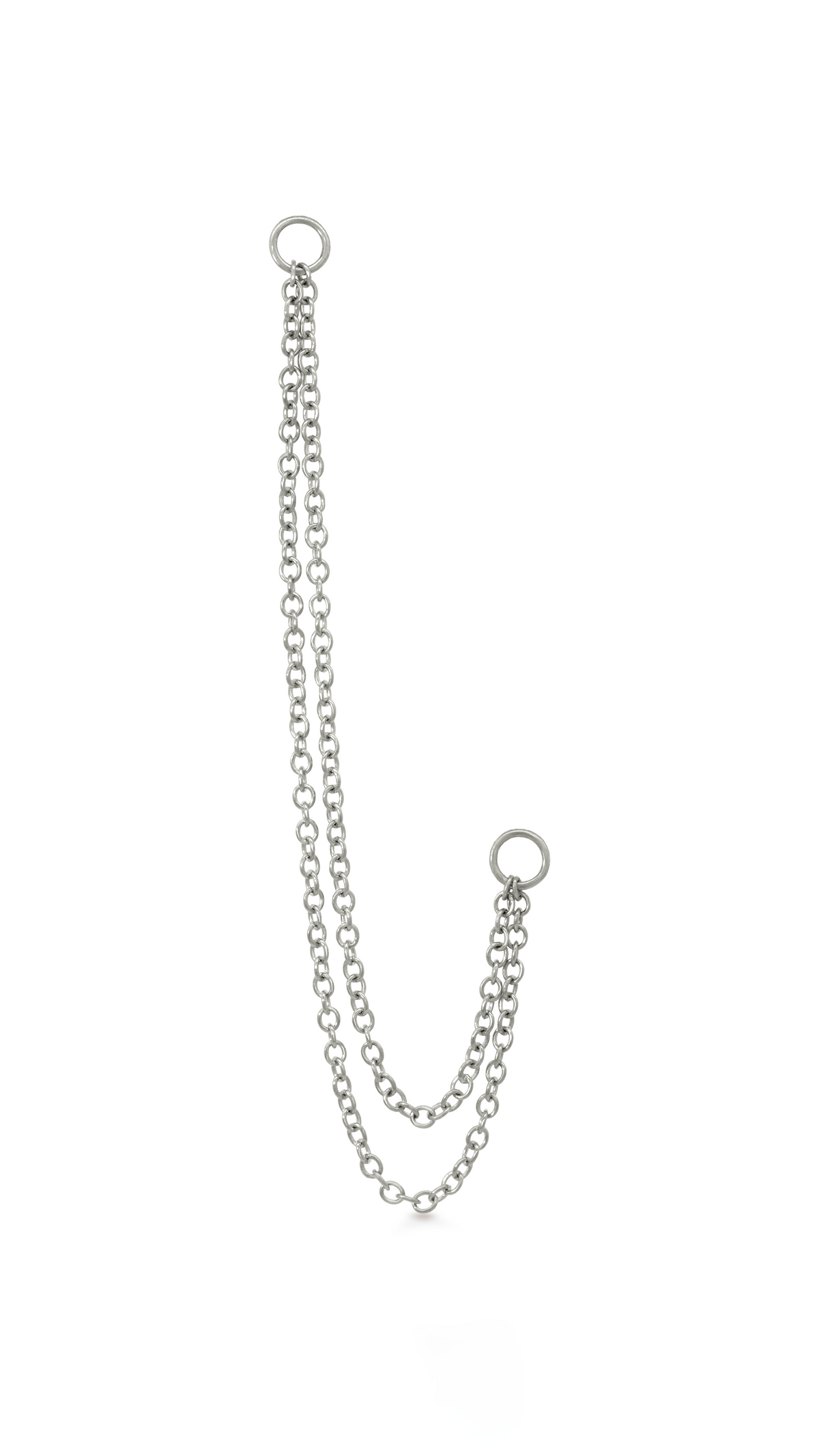 Charm Cadena en Oro Blanco