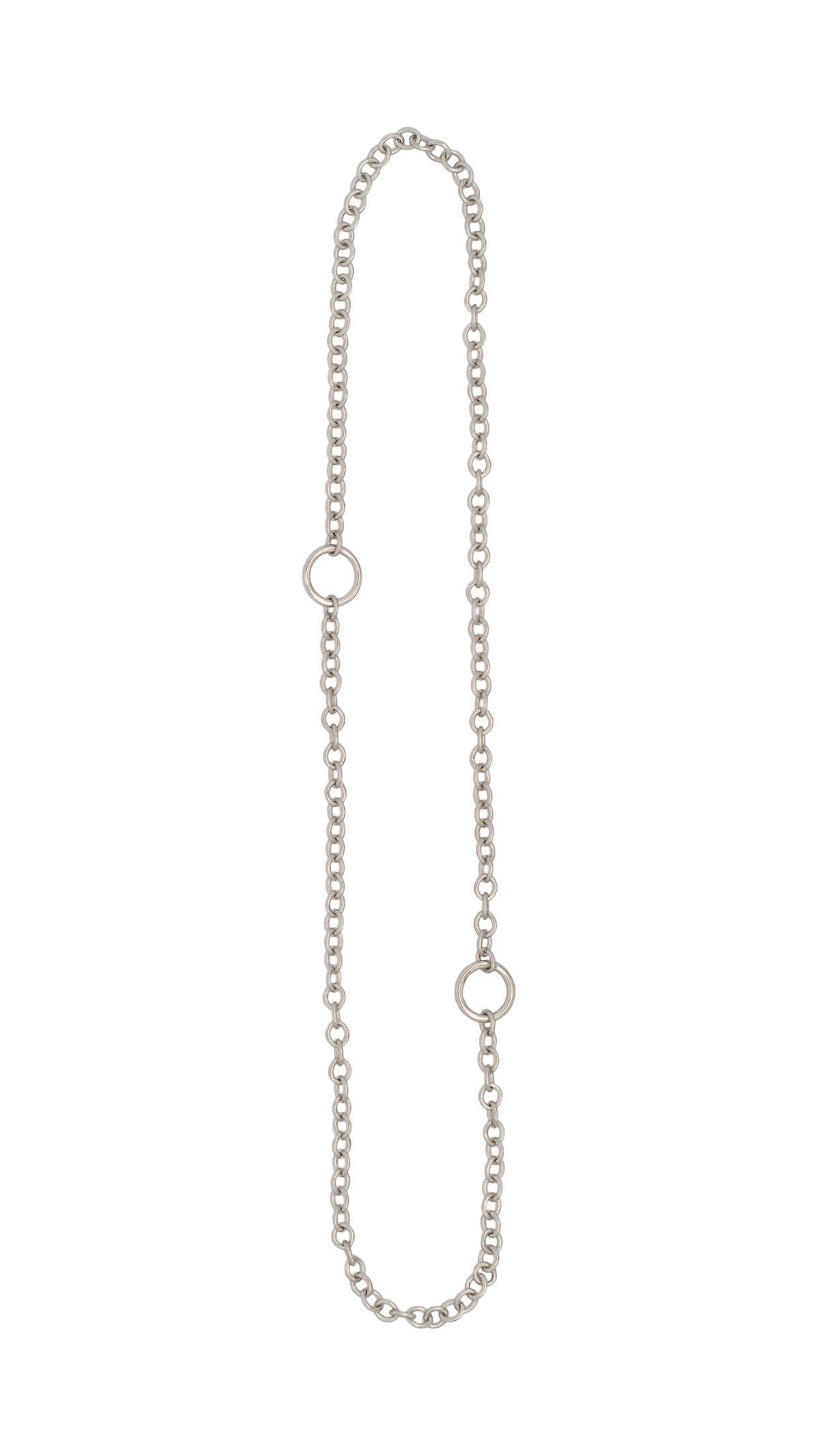 Charm Cadena en Oro Blanco