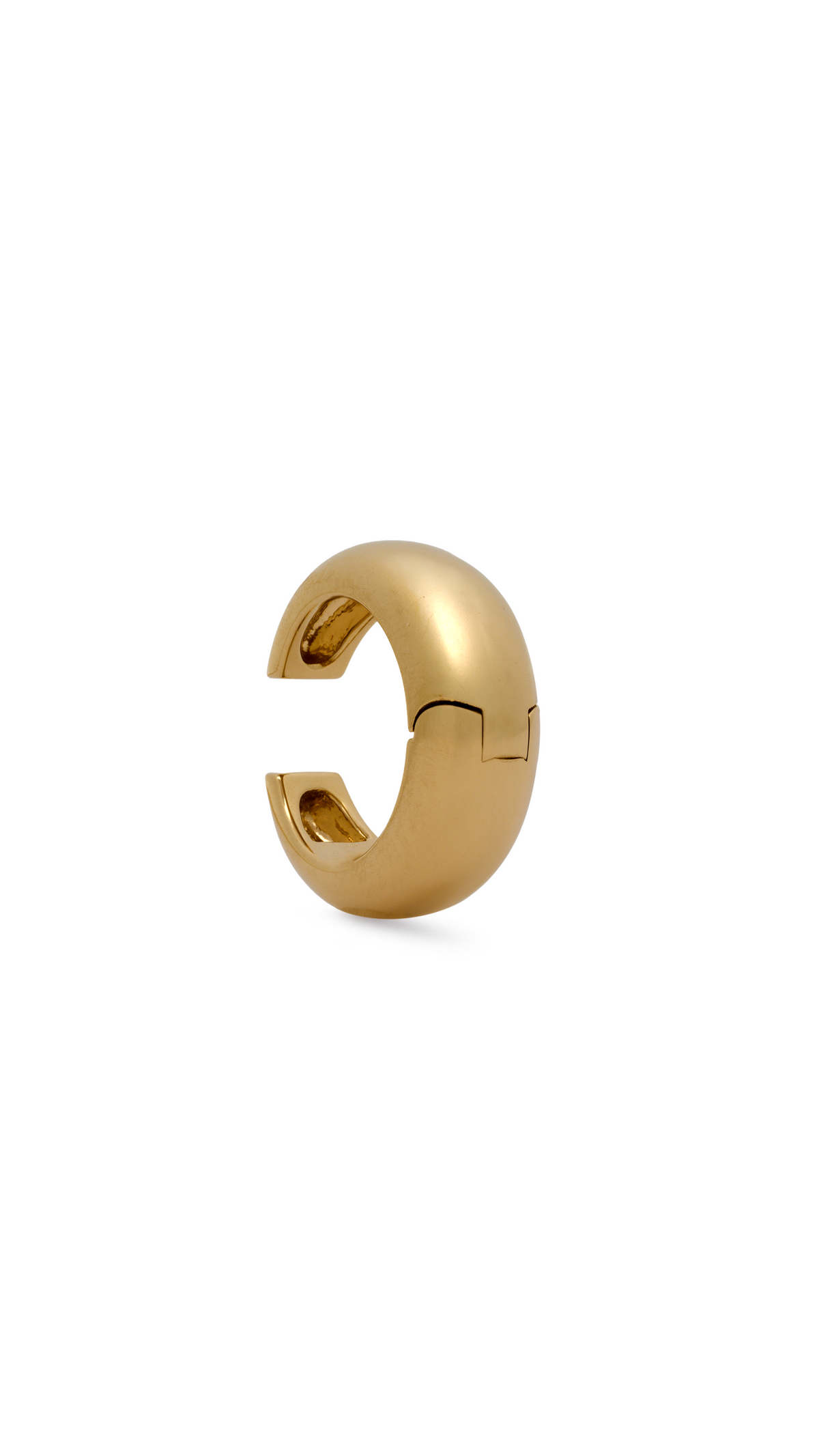 Earcuff Liso en Oro Amarillo